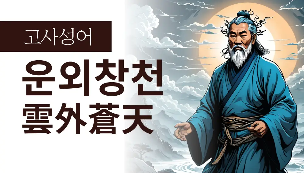 운외창천(雲外蒼天) : 고난이라는 구름 너머의 본질